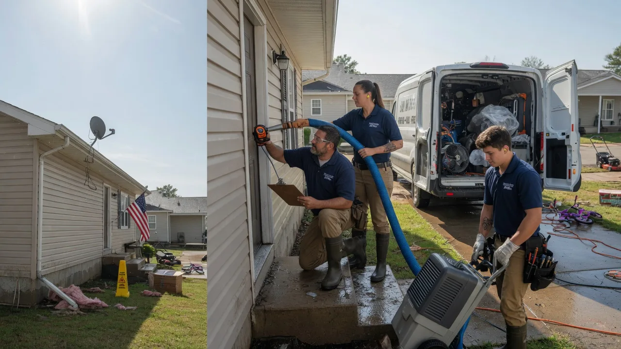 Ceiling Water Damage Restoration in Saint Paul, IA near me